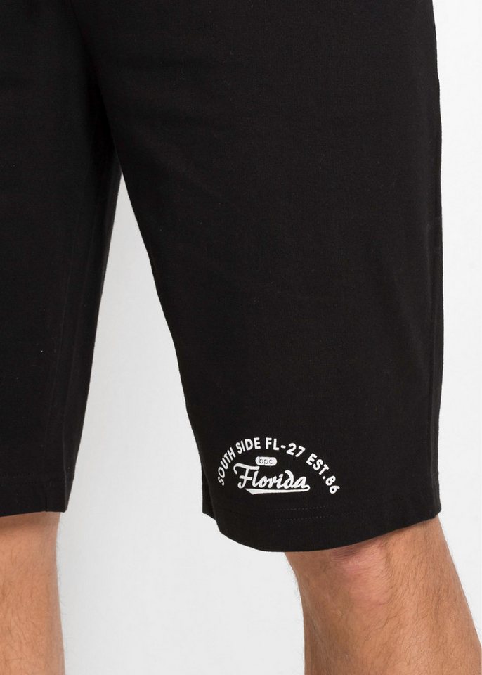 bonprix Bermudas aus Baumwolle, mit Kordelverschluss, Regular Fit – Bild 4 von 5