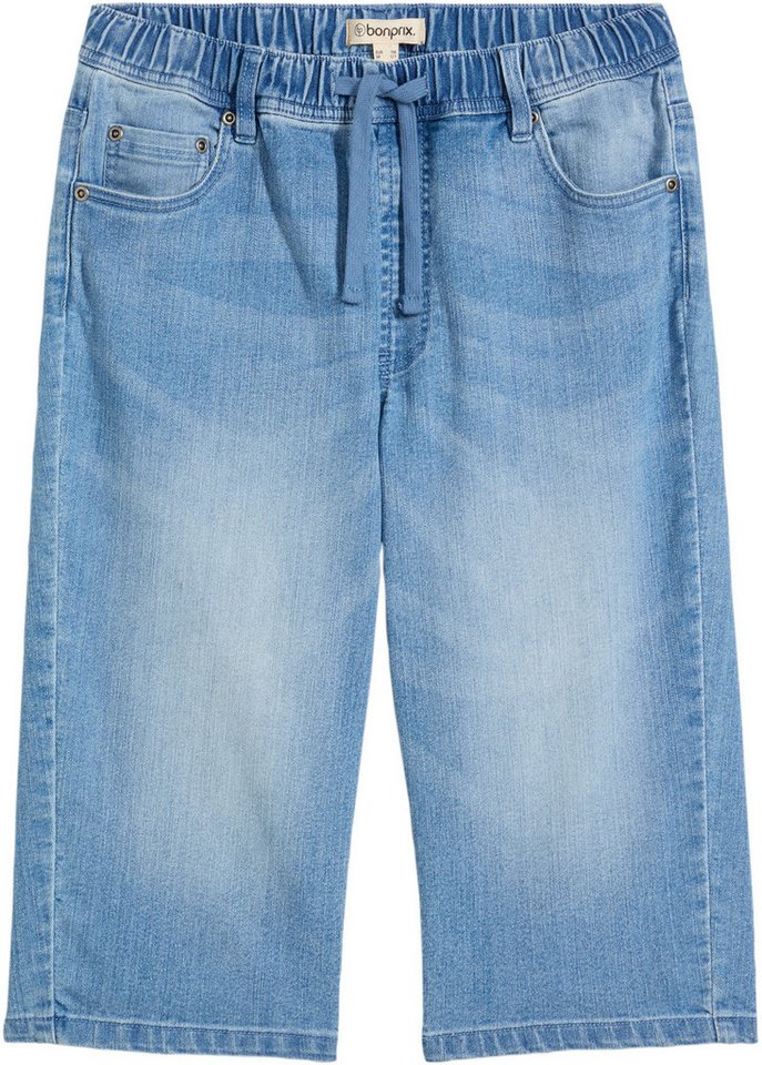bonprix Bermudas aus Baumwolle, Polyester und Elasthan, Slim Fit Passform – Bild 4 von 5