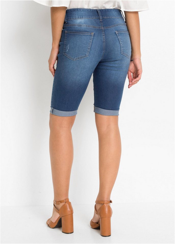 bonprix Bermudas aus Baumwolle mit Elasthan, schmale Passform – Bild 2 von 5