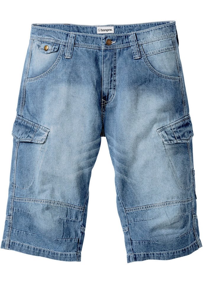 bonprix Bermudas aus Baumwolle, Relaxed Fit, im Denim-Look – Bild 5 von 5