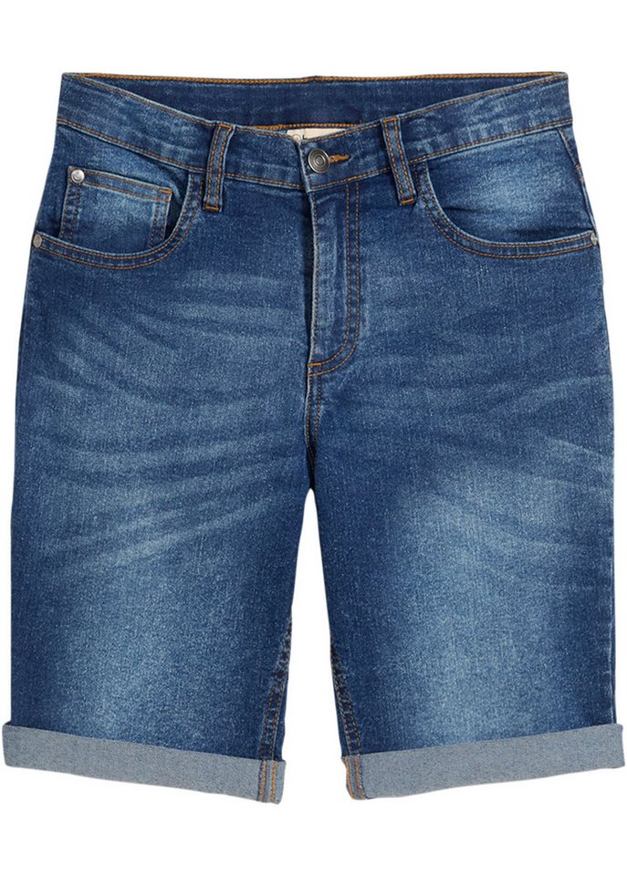 bonprix Bermudas aus Stretch-Material, Slim fit Passform, verstellbarer Taillenbund – Bild 5 von 5