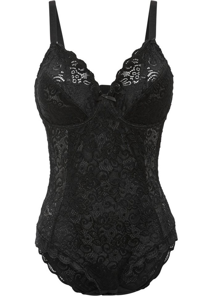 bonprix Body mit edler Spitze, figurbetonte Passform – Bild 5 von 5