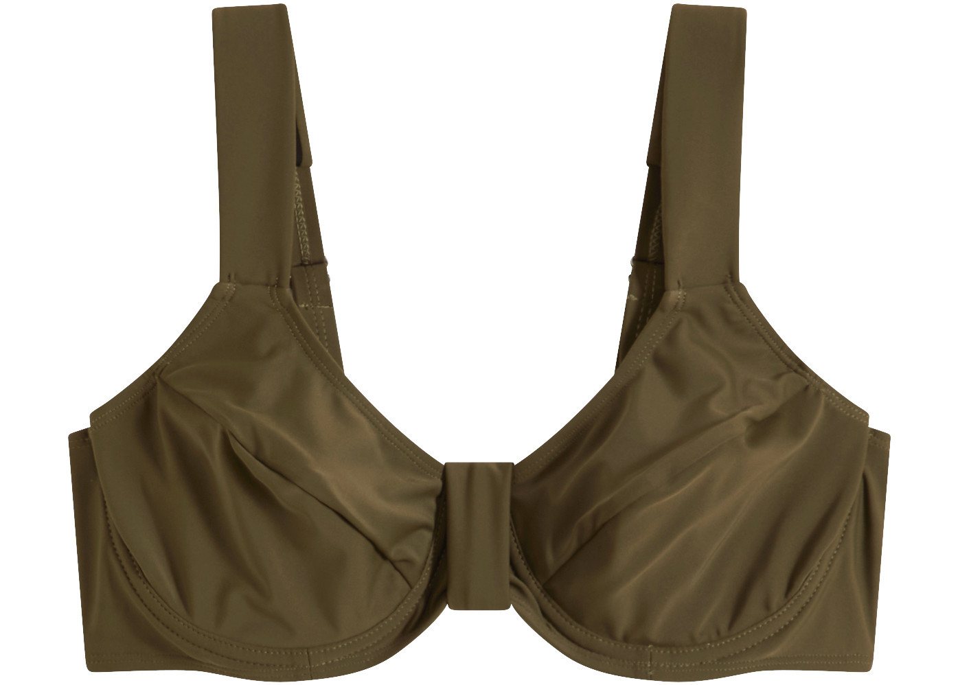 bonprix Bügel-Bikini-Top (1-St), Minimizer-Design, mit Elasthan-Anteil, Basic-Stil – Bild 2 von 5