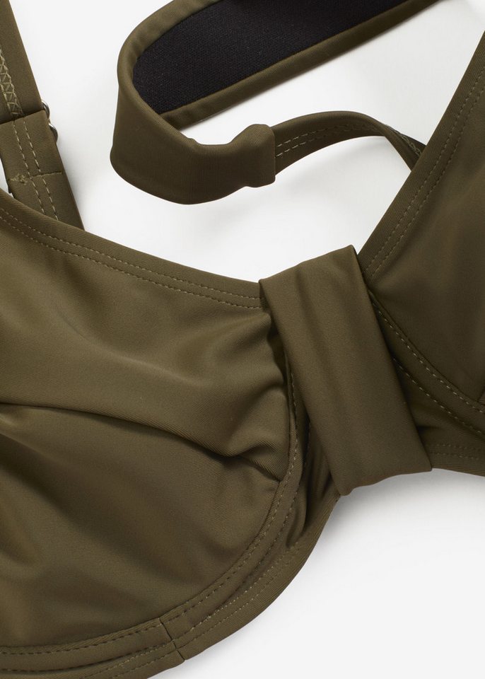 bonprix Bügel-Bikini-Top (1-St), Minimizer-Design, mit Elasthan-Anteil, Basic-Stil – Bild 3 von 5