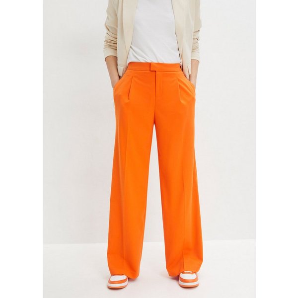bonprix Bundfaltenhose aus Polyester, Viskose und Elasthan, Loose Fit, festlicher Stil