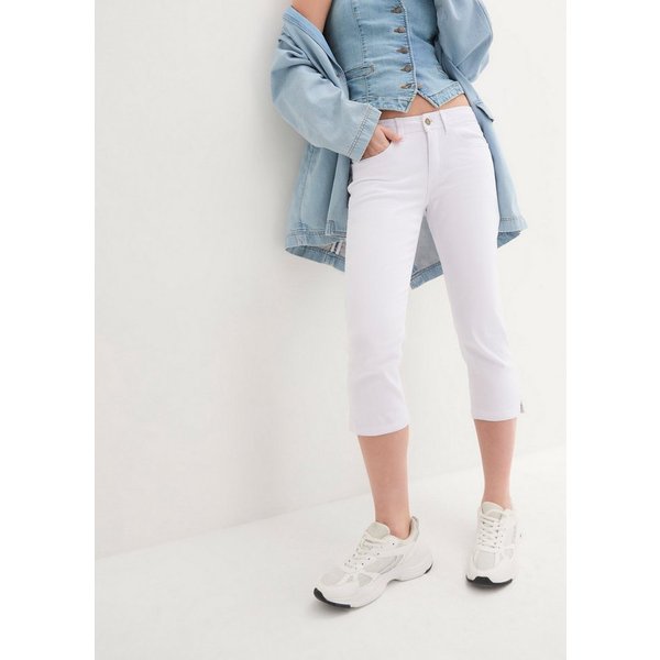 bonprix Caprijeans 3/4-Capri-Look, Five-Pocket Style, Regular Fit, schmale Beinform