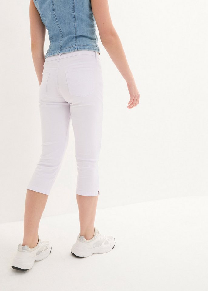 bonprix Caprijeans 3/4-Capri-Look, Five-Pocket Style, Regular Fit, schmale Beinform – Bild 2 von 5