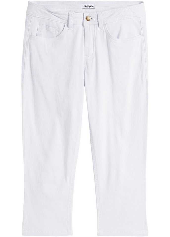 bonprix Caprijeans 3/4-Capri-Look, Five-Pocket Style, Regular Fit, schmale Beinform – Bild 5 von 5