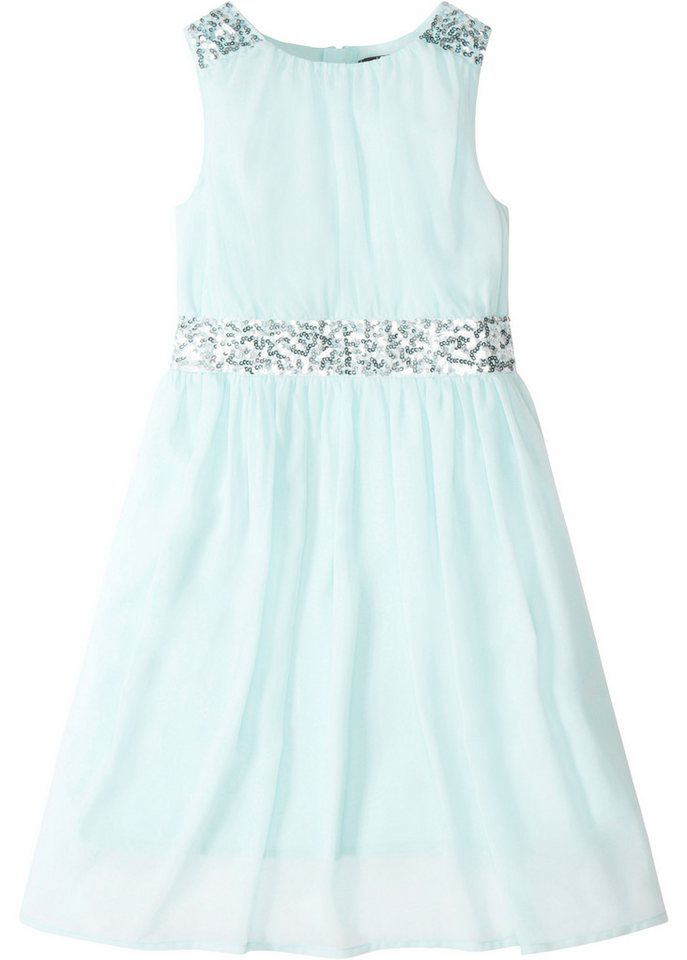 bonprix Chiffonkleid aus Chiffon, mit elastischem Bündchen, gefüttert – Bild 5 von 5