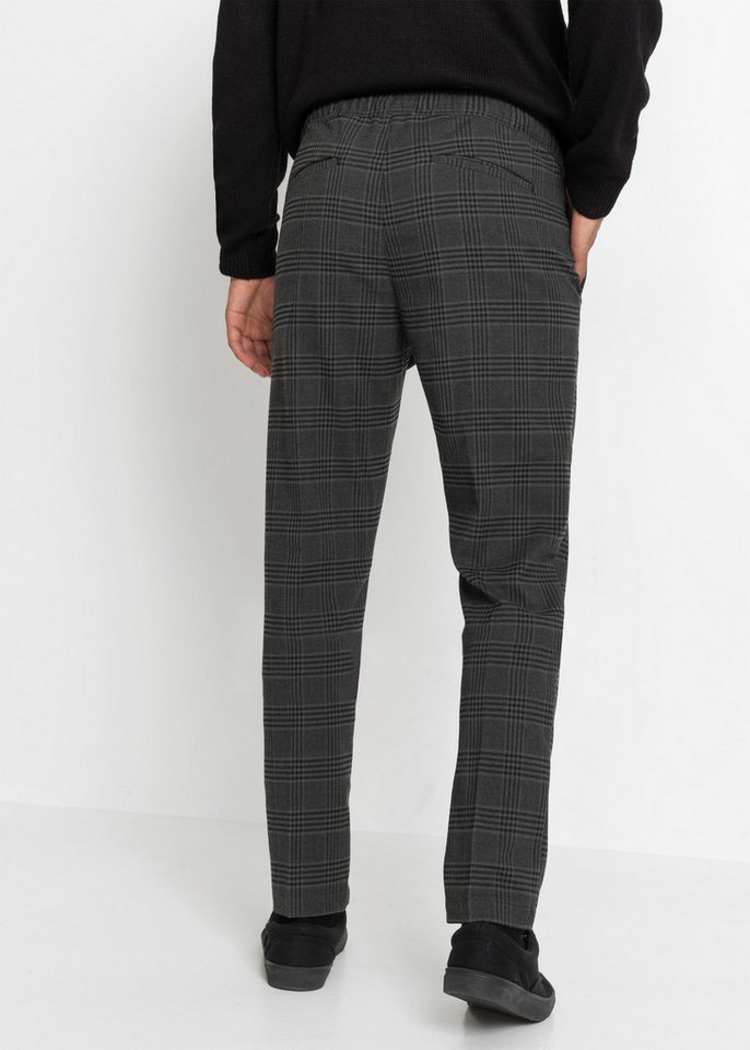 bonprix Chinohose aus Polyester, Viskose und Elasthan, mit elastischem Taillenabschluss – Bild 2 von 5