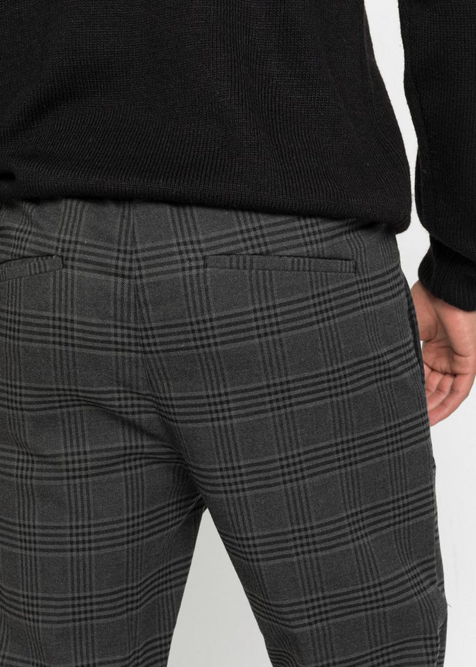 bonprix Chinohose aus Polyester, Viskose und Elasthan, mit elastischem Taillenabschluss – Bild 3 von 5