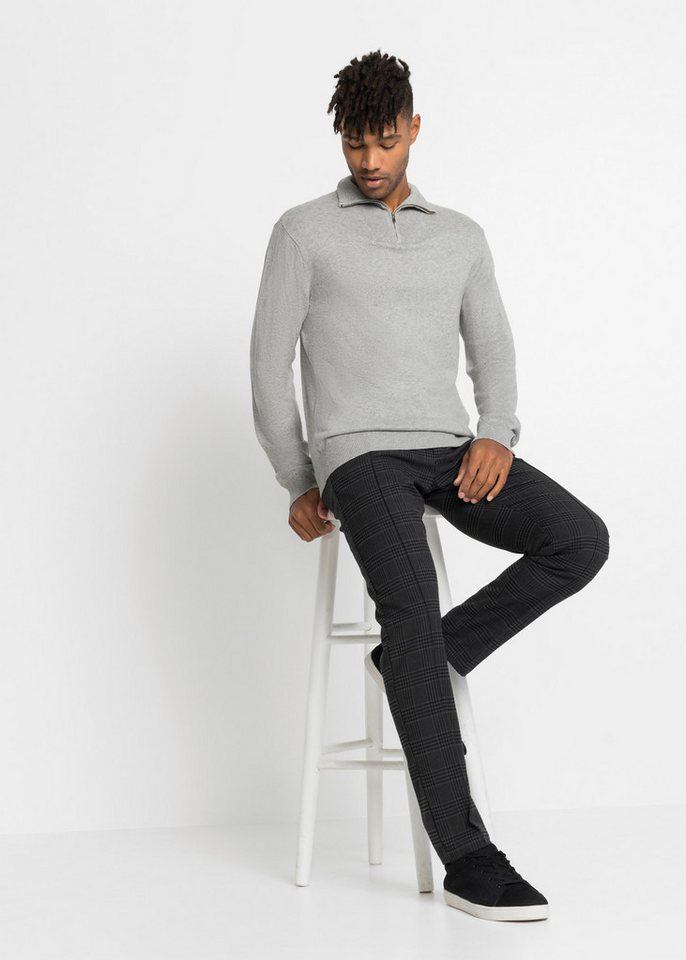 bonprix Chinohose aus Polyester, Viskose und Elasthan, mit elastischem Taillenabschluss – Bild 5 von 5