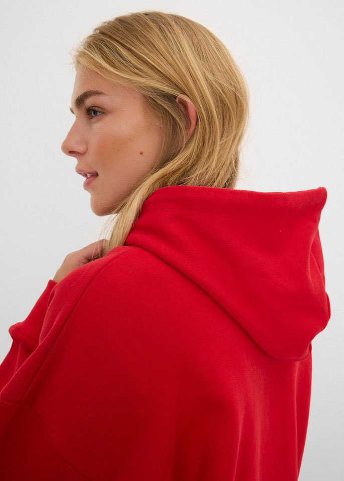 bonprix Hoodie Oversize-Passform, mit Druck, Langarm, aus Baumwolle, im Casual-Stil – Bild 4 von 5