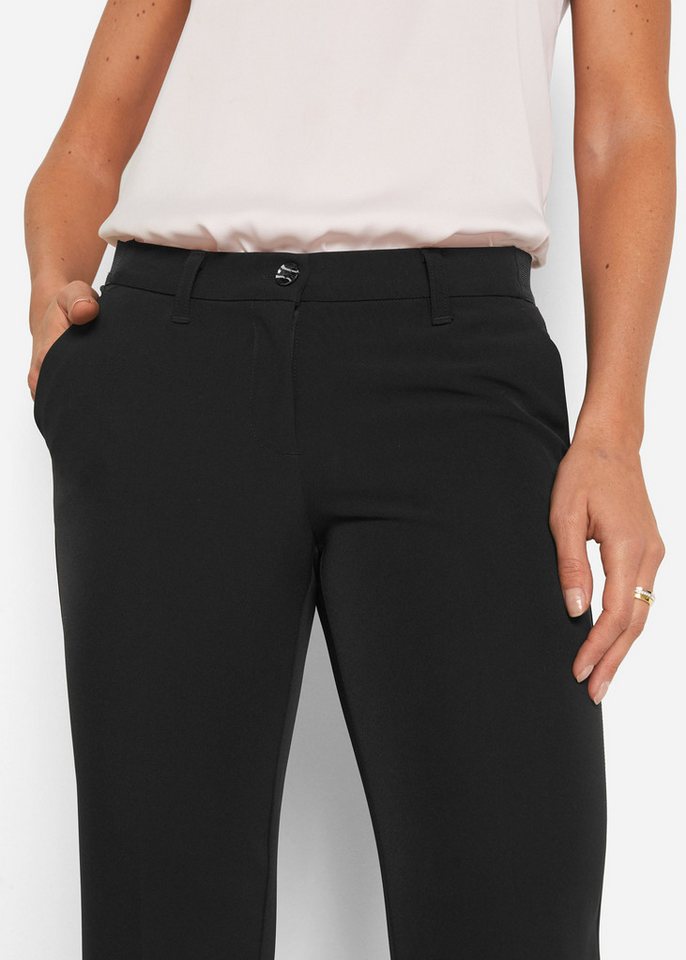 bonprix Hosenanzug (Set, 2-tlg) bestehend aus Blazer und Hose, vollständig gefüttert, schmale Passform – Bild 4 von 5