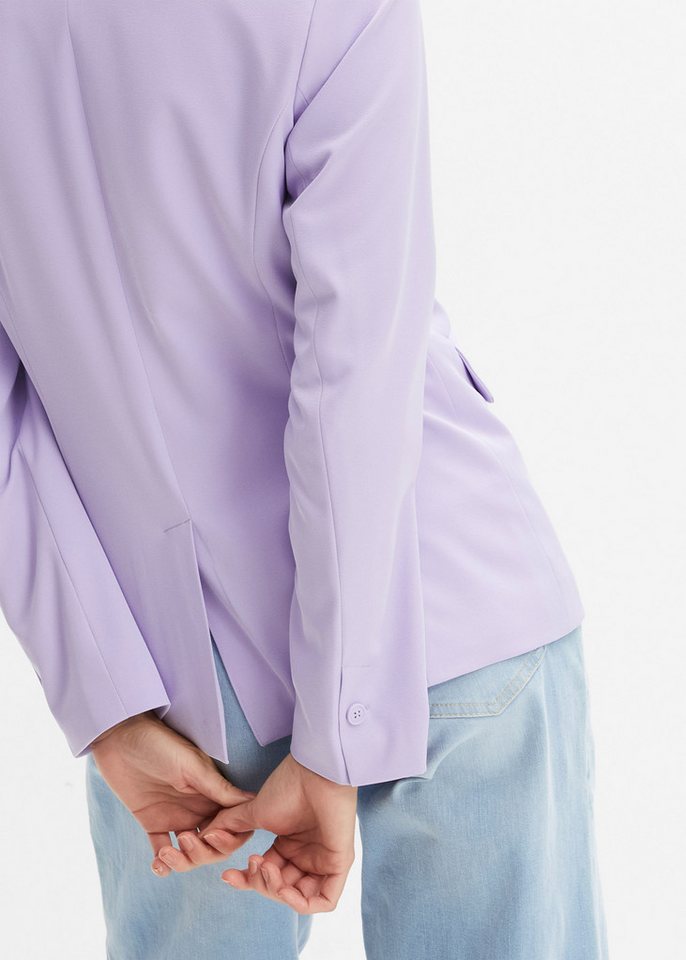 bonprix Jackenblazer eleganter Look, schmale Passform, aus Polyester und Elasthan – Bild 5 von 5