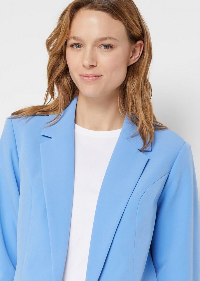 bonprix Jackenblazer mit klassischem Reverskragen, mit Stretch-Material, Krempelärmel – Bild 4 von 5