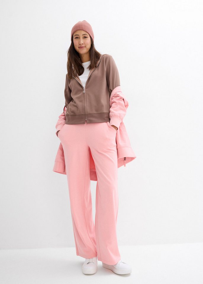 bonprix Jerseyhose aus Baumwolle, lockere Passform, weites Bein, Casual Stil – Bild 5 von 5