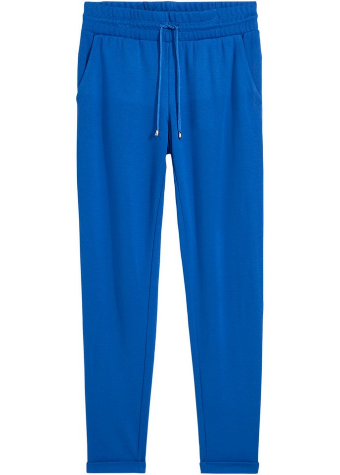 bonprix Jerseyhose aus Viskose, Polyester und Elasthan, mit Bequembund und Kordelzug – Bild 4 von 5