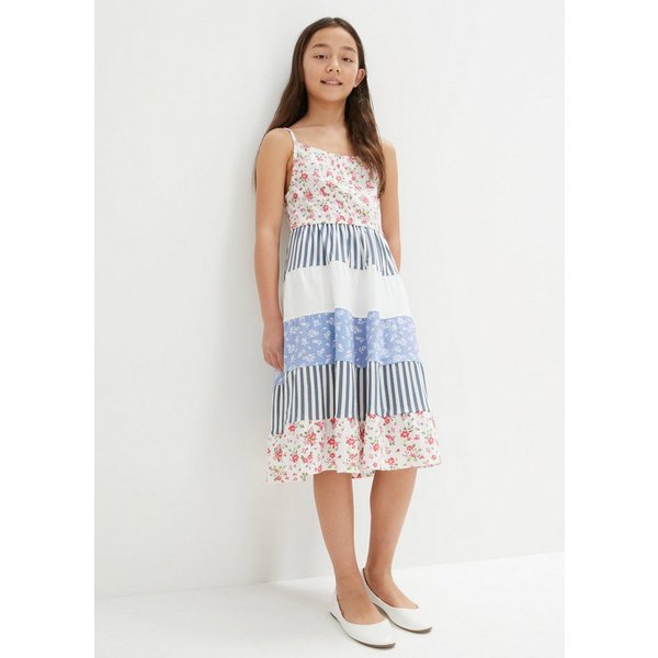 bonprix Jerseykleid aus Baumwolle, ärmellos, mit Rundhalsausschnitt, elastisch