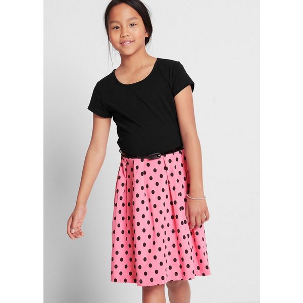 bonprix Jerseykleid mit Baumwolle, Regular fit, mit kurzem Ärmel