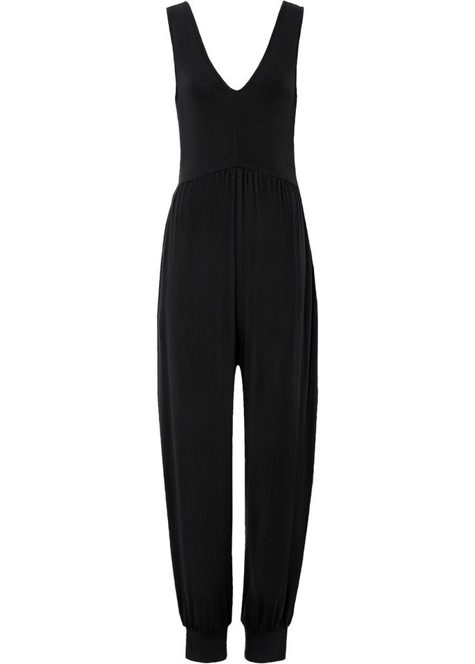bonprix Jumpsuit bequeme Passform, ohne Ärmel, tiefer V-Ausschnitt – Bild 5 von 5