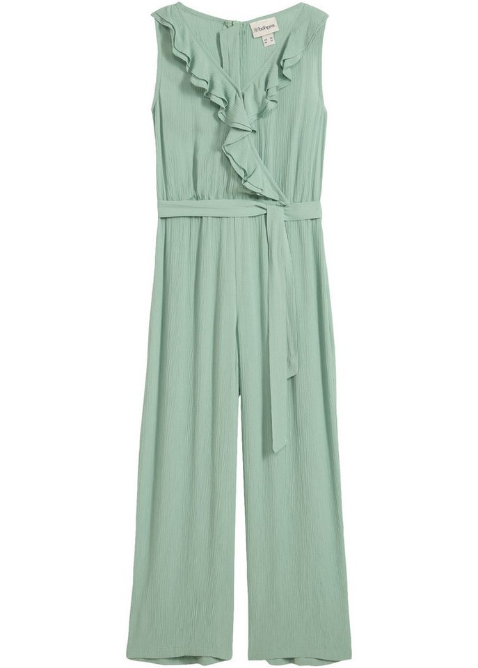 bonprix Jumpsuit fließender Schnitt, mit V-Ausschnitt und Rüschen, aus Viskose – Bild 5 von 5