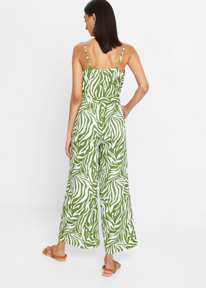 bonprix Jumpsuit mit modischem Druck, aus Viskose, figurumspielende Passform – Bild 2 von 5
