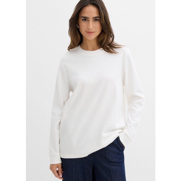 bonprix Langarmshirt Oversize-Passform, aus reiner Baumwolle, im Casual-Stil