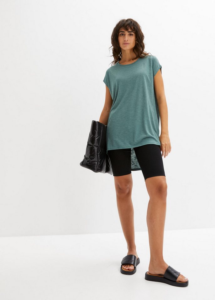 bonprix Longshirt lässige Passform, längeres Rückenteil, abgerundeter Saum – Bild 5 von 5