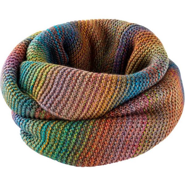 bonprix Loop, aus Polyacryl, bunter Farbverlauf, bequeme Passform