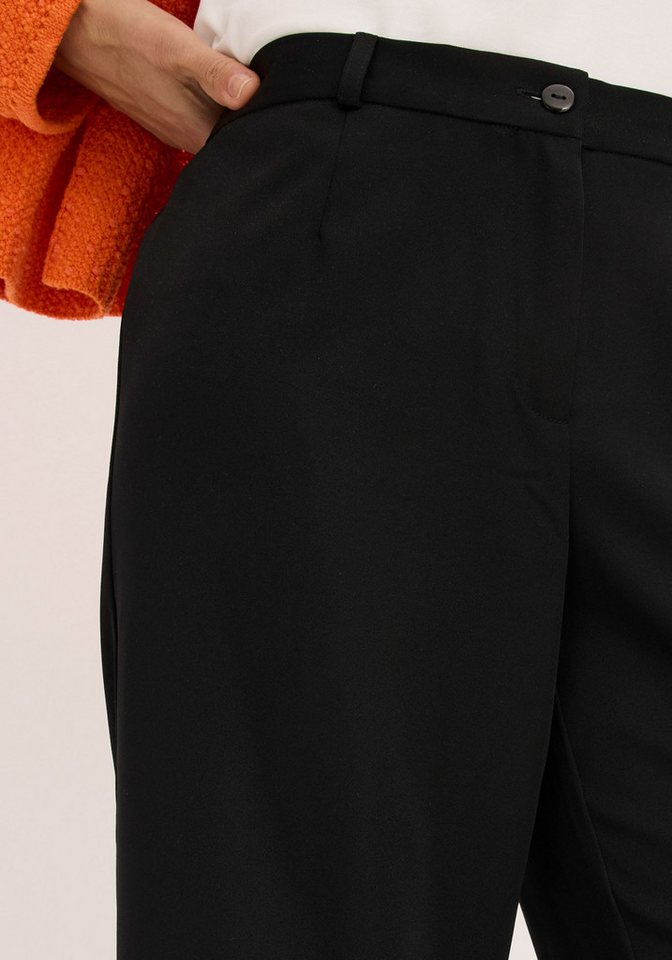 bonprix Marlene-Hose mit weitem Bein, Bügelfalte und bequemem Bund – Bild 3 von 5