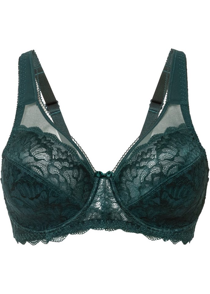 bonprix Minimizer-BH mit Bügel, elastisches Material, zartes Spitzen-Design – Bild 2 von 5