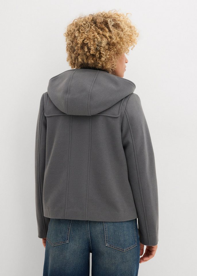 bonprix Outdoorjacke als Duffle-Jacke, aus Wollimitat, gerade Passform, casualer Stil – Bild 3 von 5