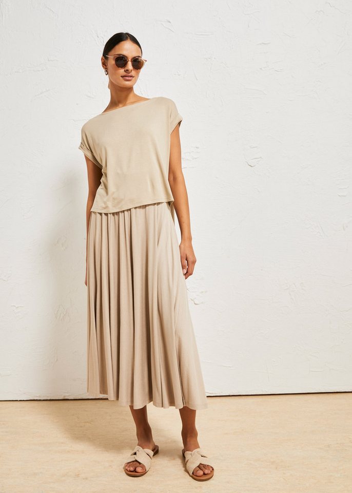 bonprix Oversize-Shirt oversize Passform, Kurzarm, für warme Tage, aus Viskose – Bild 5 von 5