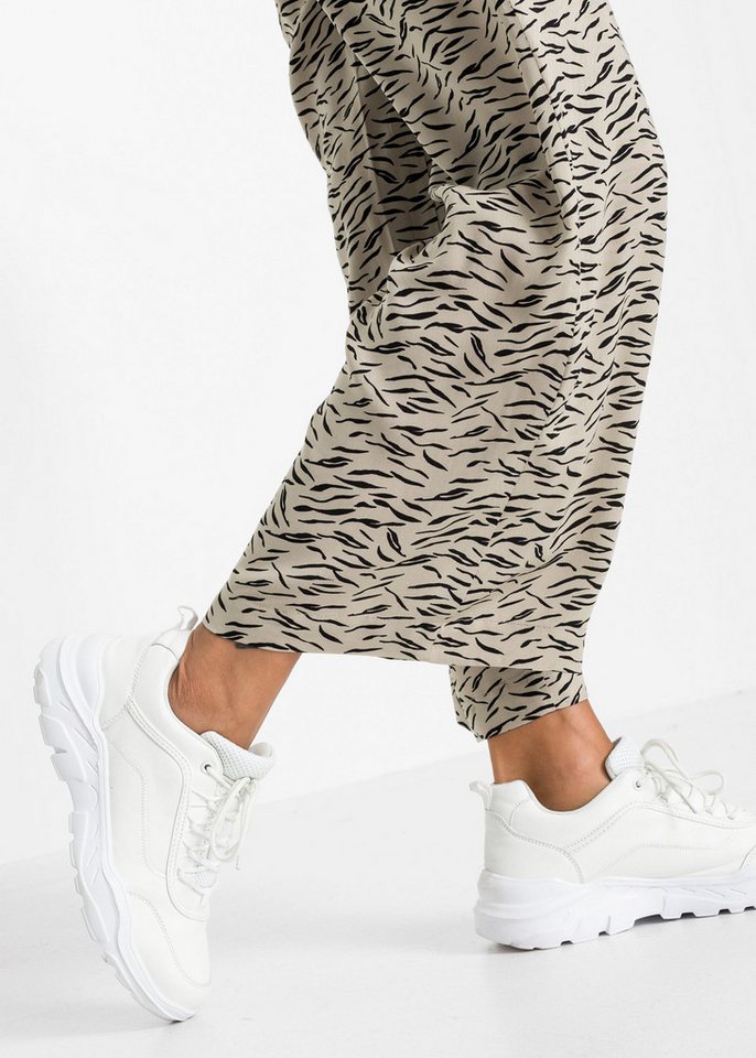 bonprix Palazzohose aus Viskose, lockere Passform, weiter Bein, casual Stil – Bild 3 von 5