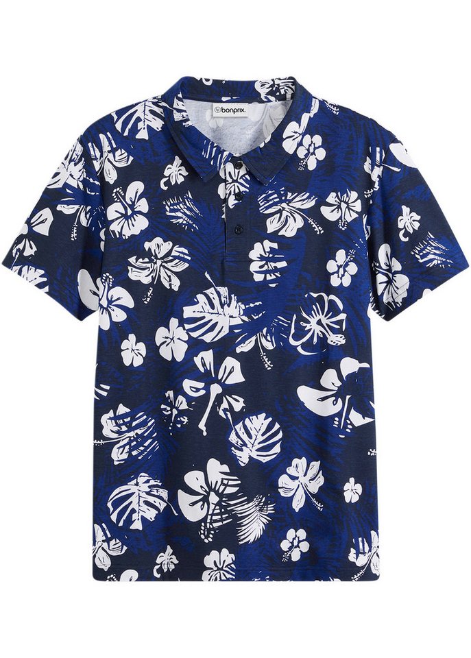 bonprix Poloshirt Kurzarm, mit Polokragen mit Knopfleiste, aus Baumwolle – Bild 5 von 5