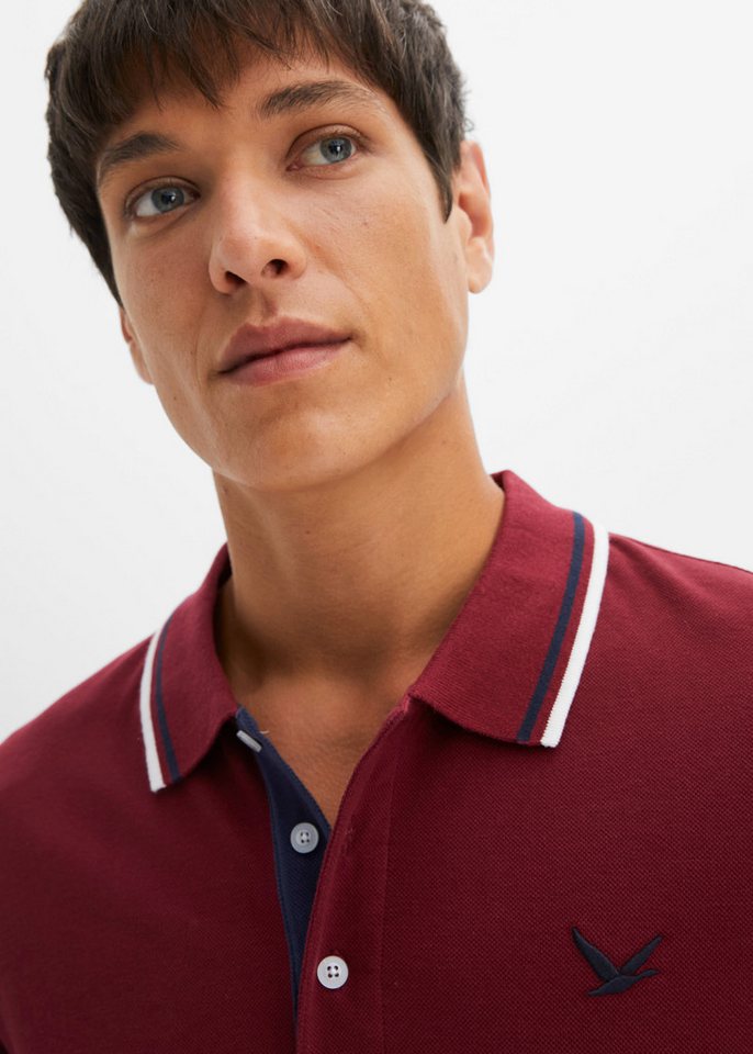 bonprix Poloshirt (Packung) im 2er Pack, Regular Fit, mit kleiner Stickerei auf der Brust – Bild 5 von 5