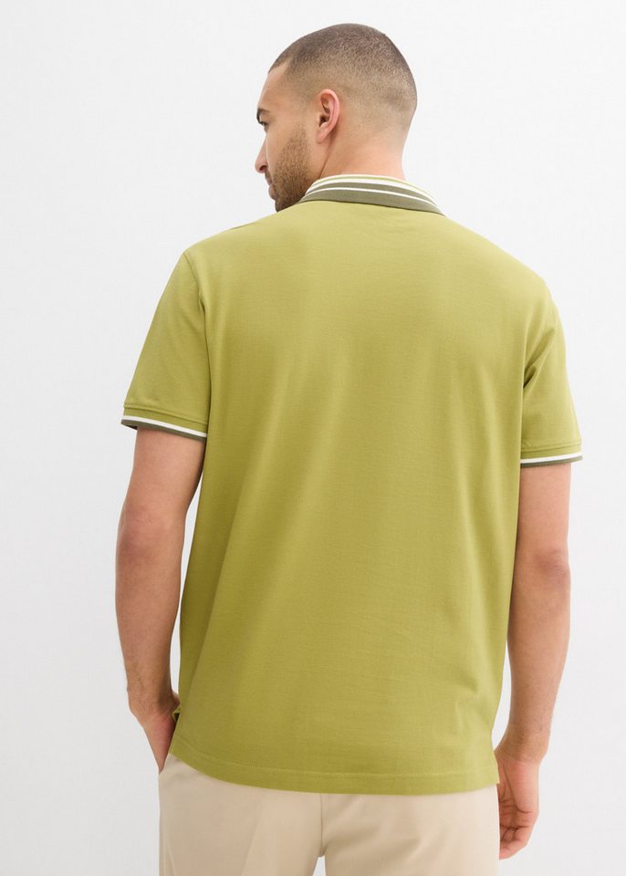 bonprix Poloshirt Regular Fit, mit Polokragen, Kurzarm-Design, aus Baumwolle – Bild 2 von 5