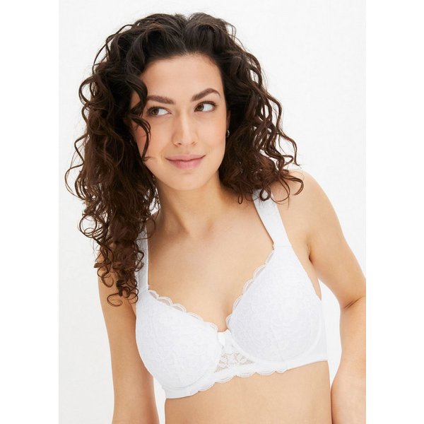 bonprix Schalen-BH mit femininer Spitze, mit gepolsterten Trägern