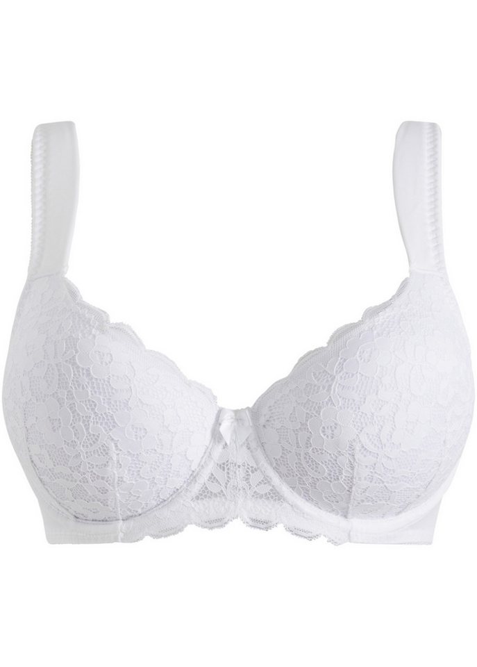 bonprix Schalen-BH mit femininer Spitze, mit gepolsterten Trägern – Bild 2 von 5