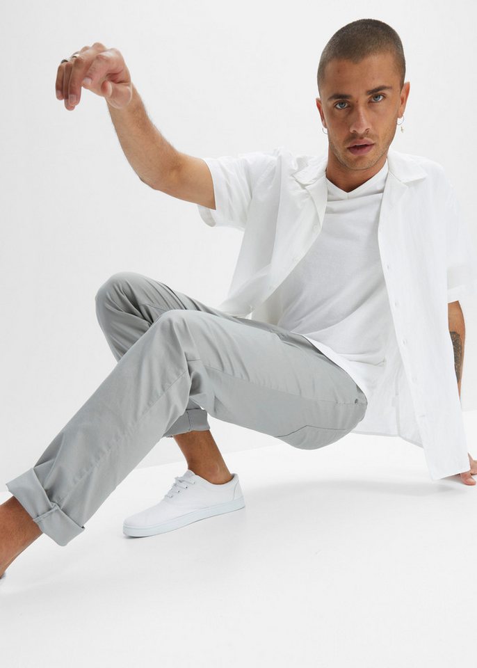 bonprix Schlupfhose mit elastischem Bund, Regular Fit, aus Baumwolle und Elasthan – Bild 5 von 5
