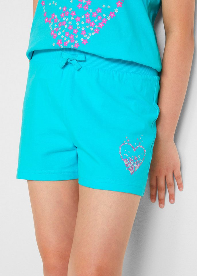 bonprix Shorts (Packung, 2-tlg) aus Baumwolle, Regular Fit, mit elastischem Bund – Bild 4 von 5