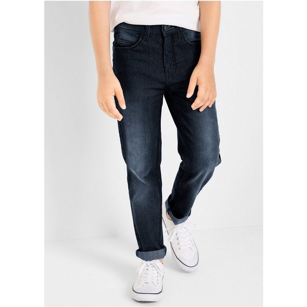 bonprix Slim-fit-Jeans mit Stretch-Material, mit verstellbarem Bund, leichte Waschung