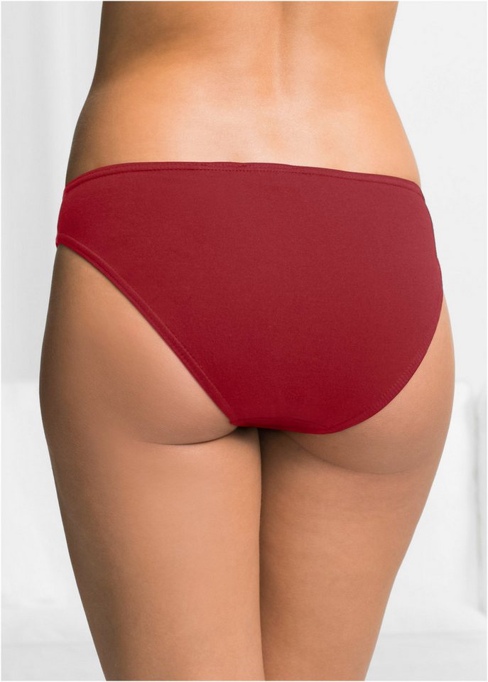 bonprix Slip (Packung, 10-St) bequeme Passform, aus Baumwolle, verschiedene Farben, im 10er Pack – Bild 3 von 5