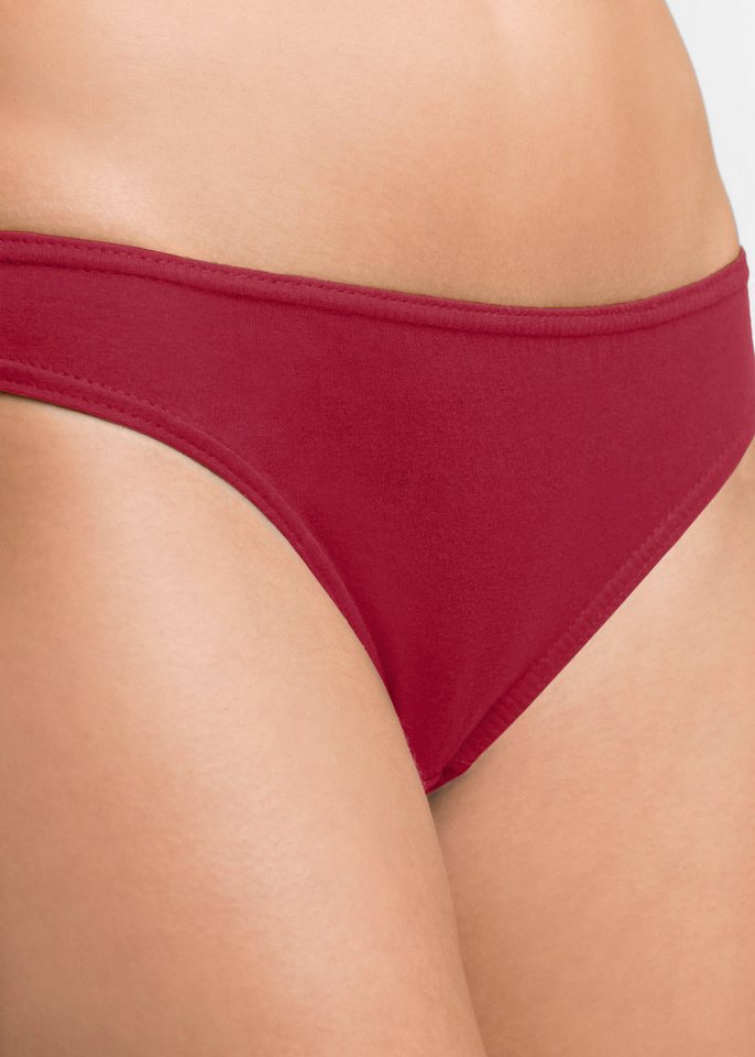 bonprix Slip (Packung, 10-St) bequeme Passform, aus Baumwolle, verschiedene Farben, im 10er Pack – Bild 4 von 5