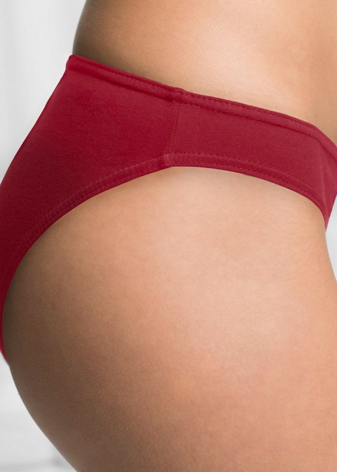 bonprix Slip (Packung, 10-St) bequeme Passform, aus Baumwolle, verschiedene Farben, im 10er Pack – Bild 5 von 5