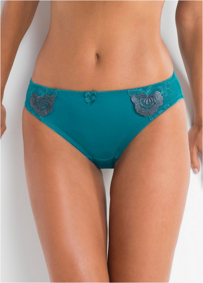 bonprix Slip (Packung, 2-St) klassischer Stil, bequeme Passform, aus Polyamid und Elasthan – Bild 2 von 5
