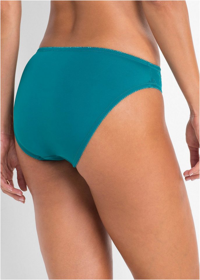 bonprix Slip (Packung, 2-St) klassischer Stil, bequeme Passform, aus Polyamid und Elasthan – Bild 3 von 5