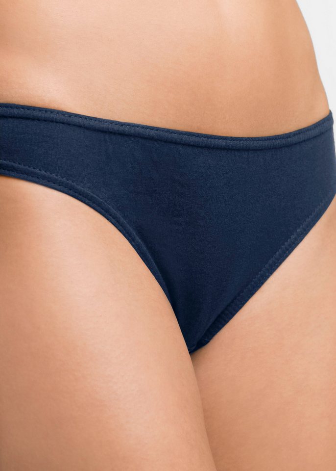 bonprix Slip (Packung, 10-St) bequeme Passform, aus Baumwolle, verschiedene Farben, im 10er Pack – Bild 4 von 5