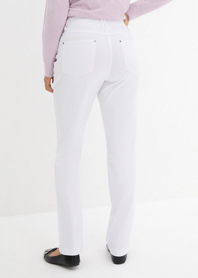 bonprix Stretch-Hose aus Polyester, Viskose und Elasthan, mit Bequembund, Regular Fit – Bild 2 von 5